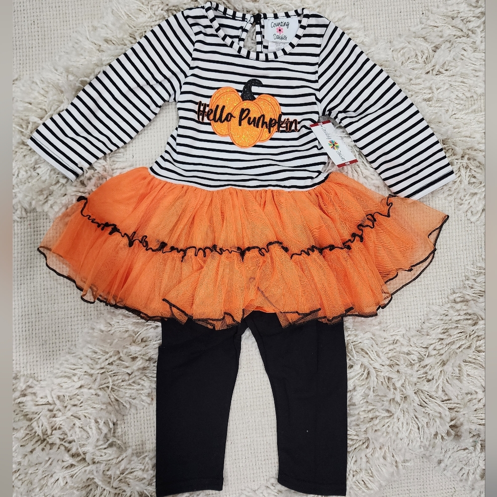 🆕️ 🧡Counting Daisies,size 6, Hello Pumpkin 2pcs. set